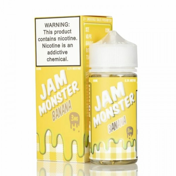 Jam Monster - Banana 100ML (Muz Reçeli)