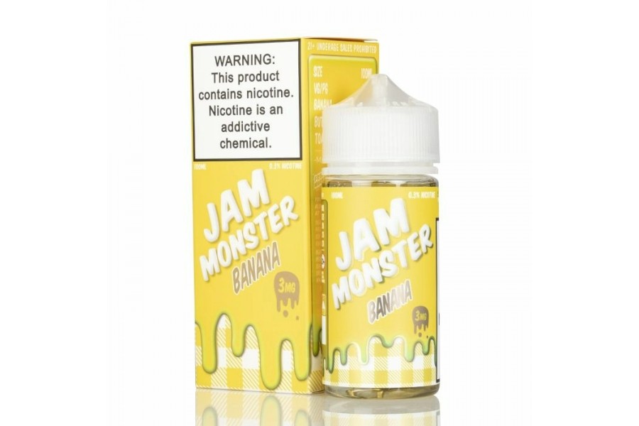 Jam Monster - Banana 100ML (Muz Reçeli)