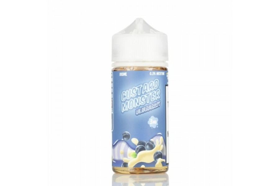 Jam Monster - Custard Monster Blueberry 100ML (Yaban Mersini Vanilya)