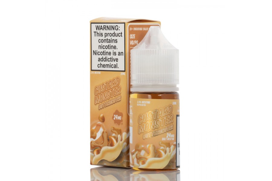 Jam Monster - Custard Monster Butterscotch Salt 30ML (Karamel Muhallebi)