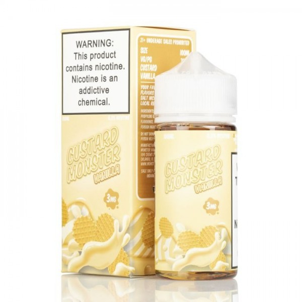 Jam Monster - Custard Monster Vanilla 100ML (Vanilyalı Muhallebi)