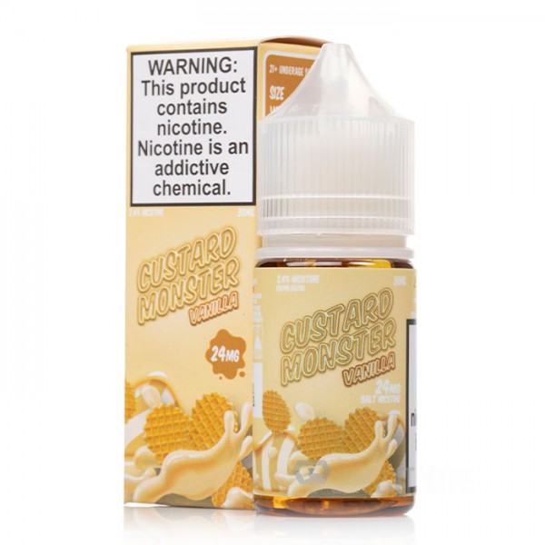 Jam Monster - Custard Monster Vanilla Salt 30ML (Vanilya Muhallebi)