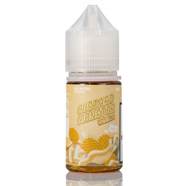 Jam Monster - Custard Monster Vanilla Salt 30ML (Vanilya Muhallebi)