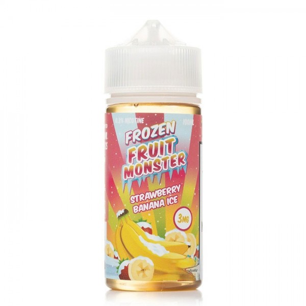 Jam Monster - Frozen Fruit Monster Strawberry Banana ICE 100ML (Çilek Muz Mentol)