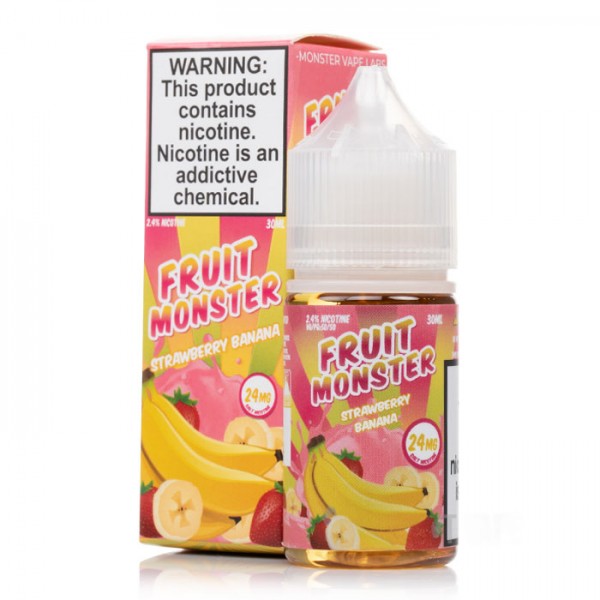 Jam Monster - Fruit Monster Strawberry Banana Salt 30ML (Çilek Muz)