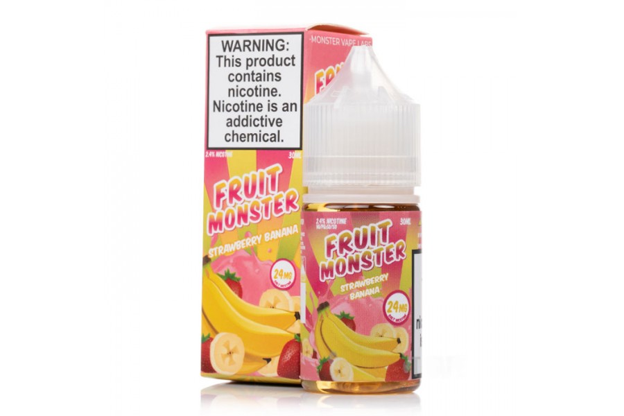 Jam Monster - Fruit Monster Strawberry Banana Salt 30ML (Çilek Muz)