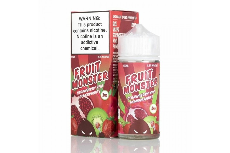 Jam Monster - Fruit Monster Strawberry Kiwi Pomegranate 100ML