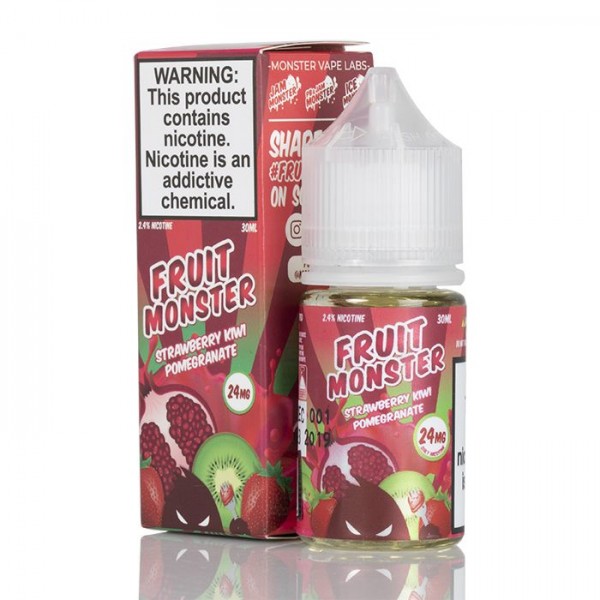 Jam Monster - Fruit Monster Strawberry Kiwi Pomegranate Salt 30ML (Çilek Kivi Nar)