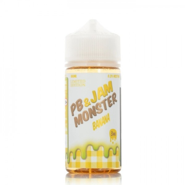 Jam Monster & PB - Banana 100ML (Muz Fıstık Ezmesi)