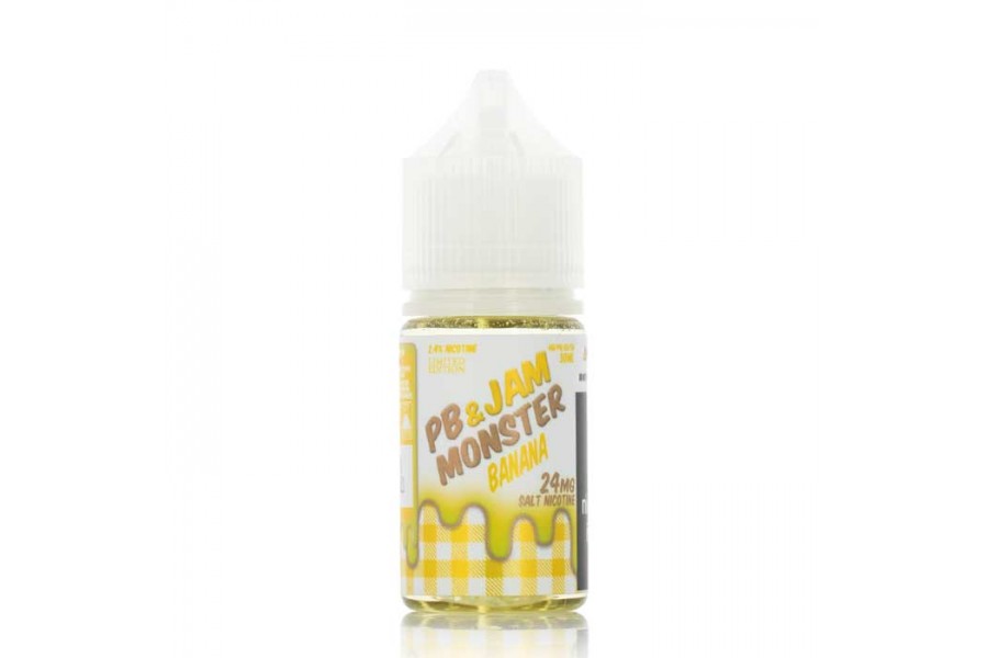 Jam Monster & PB - Banana Salt 30ML (Muz Fıstık Ezmesi)