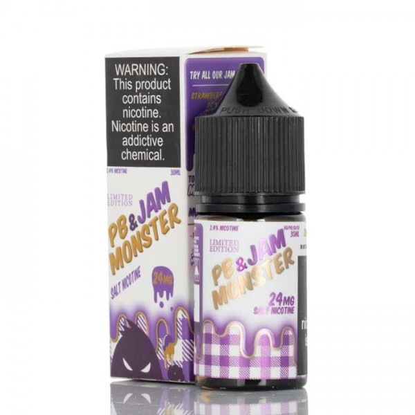 Jam Monster & PB - Grape Salt 30ML (Üzüm Fıstık Ezmesi)