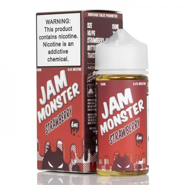 Jam Monster - Strawberry 100ML (Çilek Reçeli)