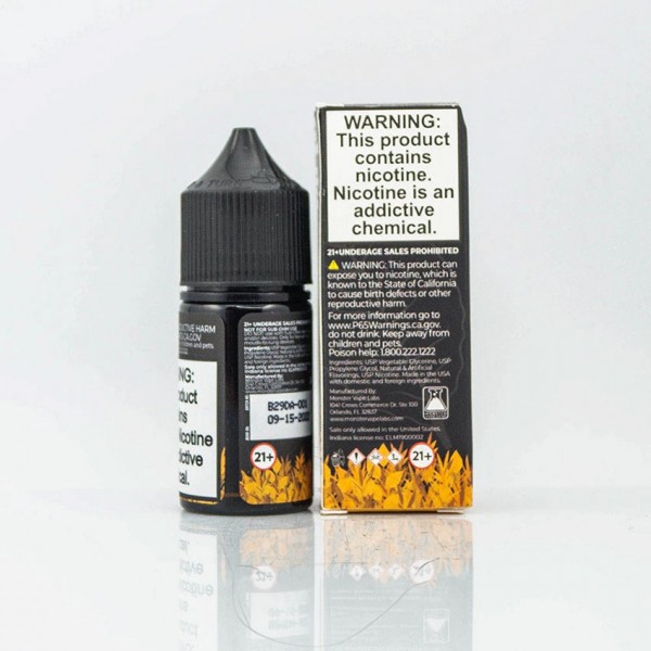 Jam Monster - Tobacco Monster Bold Salt 30ML (Tütün Vanilya Fındık)