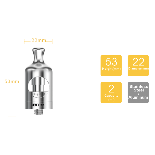 Aspire Nautilus 2 Atomizer Tank 22mm