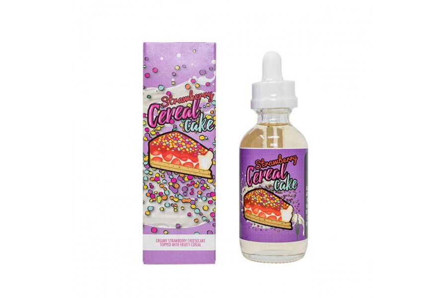 Bomb Sauce - Strawberry Cereal Cake 60ML (Meyveli Mısır Gevreği-Çilek Ve Cheesecake)