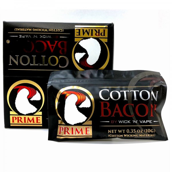 Wick N Vape Cotton Bacon Organik Sarım Pamuğu