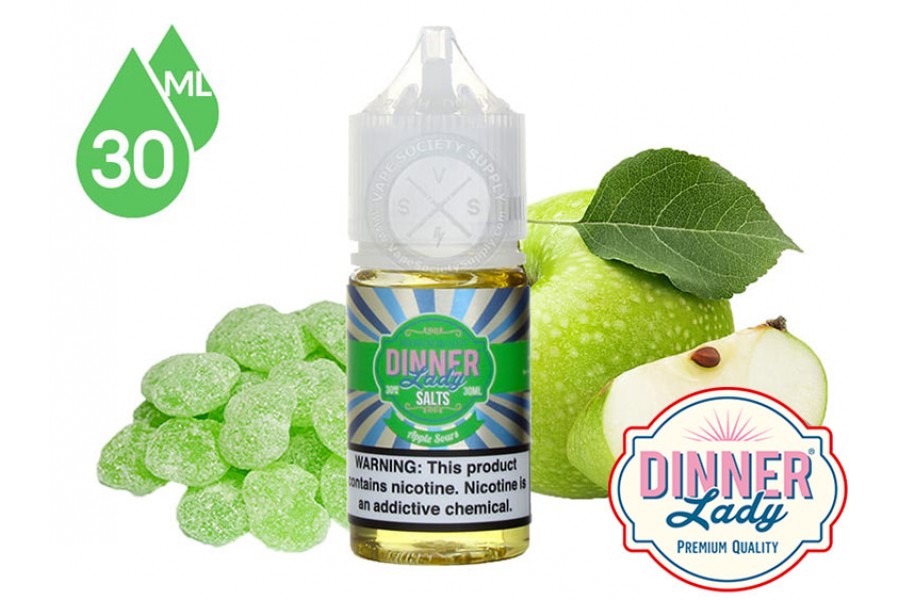 Dinner Lady - Apple Sours Salt Likit (30ML)