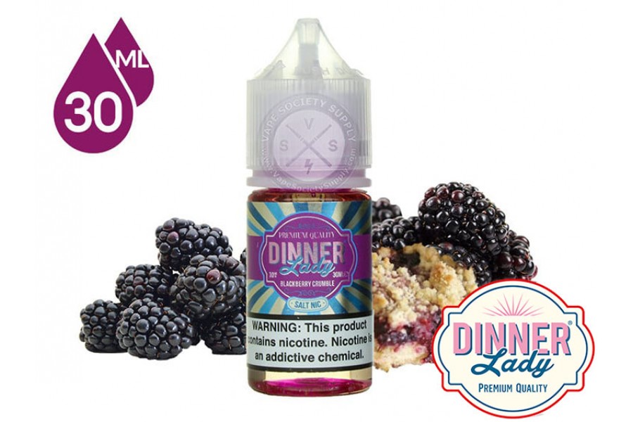 Dinner Lady - Blackberry Crumble Salt Likit (30ML)