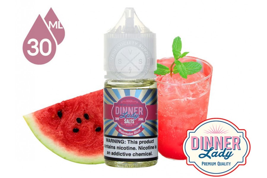 Dinner Lady - Watermelon Slices Salt Likit (30ML)