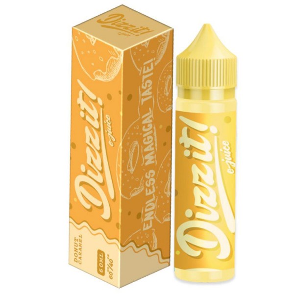 Dizzit E-Juice Donut Caramel Premium Likit (60ML)