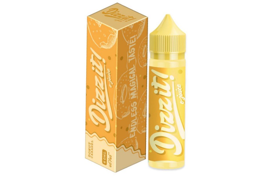 Dizzit E-Juice Donut Caramel Premium Likit (60ML)