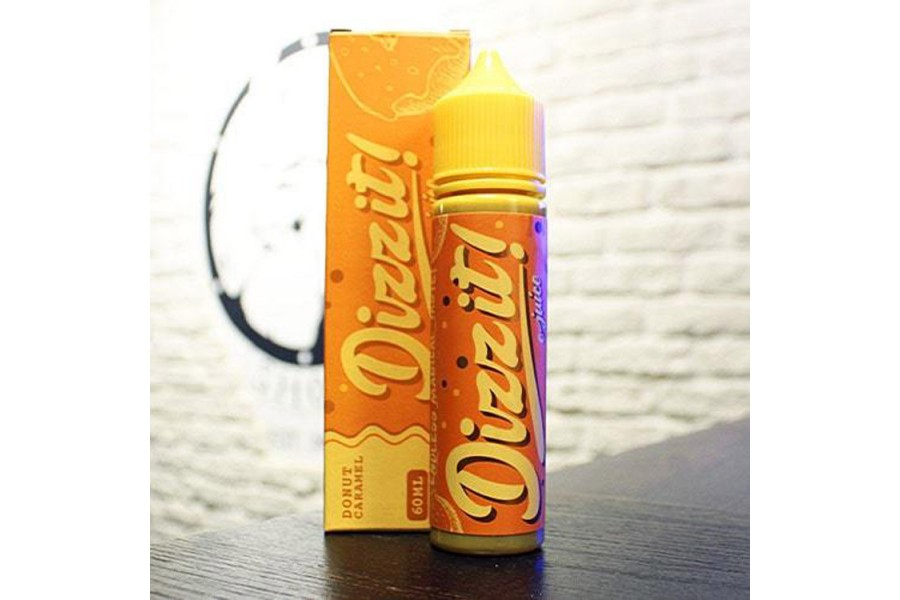 Dizzit E-Juice Donut Caramel Premium Likit (60ML)