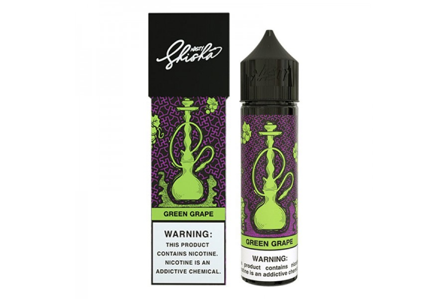 Nasty Juice Shisha Series - Green Grape Premium Likit (60ML)