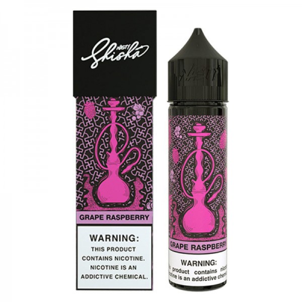 Nasty Juice Shisha Series - Grape Raspberry Premium Likit (60ML)