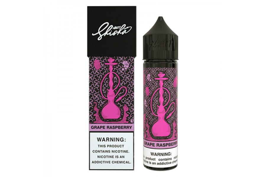 Nasty Juice Shisha Series - Grape Raspberry Premium Likit (60ML)