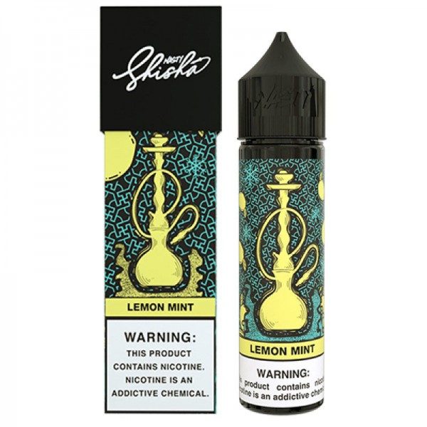 Nasty Juice Shisha Series - Lemon Mint Premium Likit (60ML)