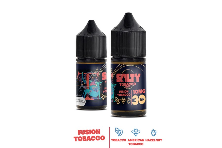 Salty - Fusion Tobacco (Tütün/ Amerikan Tütünü/ Fındık) (30ML)