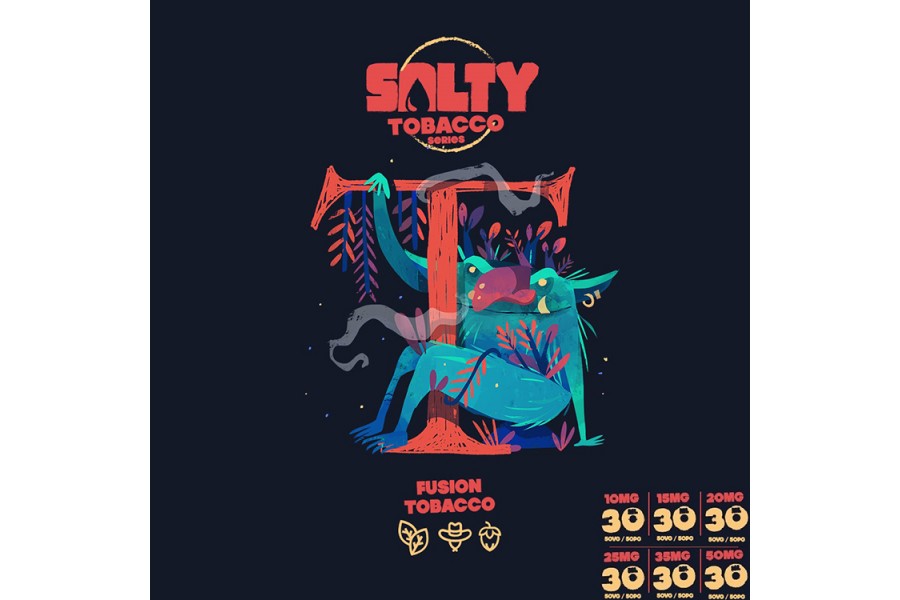 Salty - Fusion Tobacco (Tütün/ Amerikan Tütünü/ Fındık) (30ML)