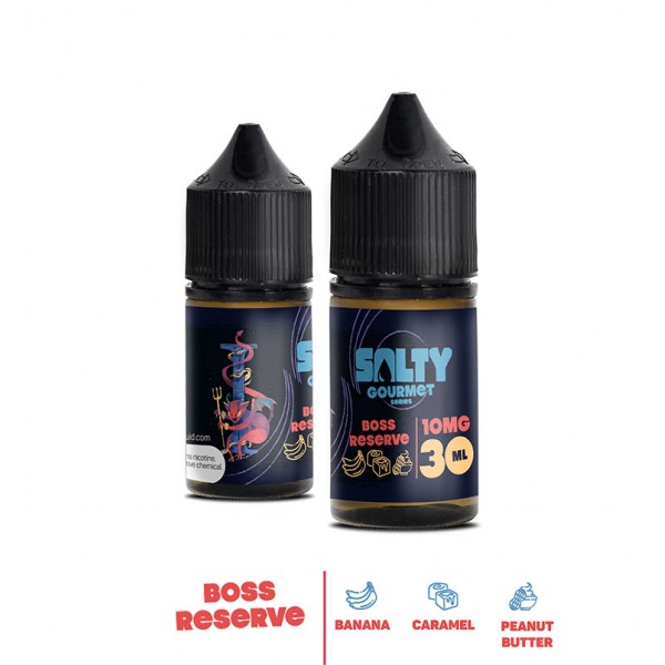 Salty - Boss Reserve (Muz/ Karamel/ Fıstık Ezmezi) (30ML)