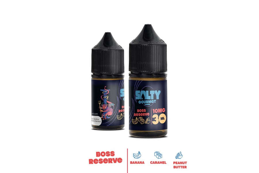 Salty - Boss Reserve (Muz/ Karamel/ Fıstık Ezmezi) (30ML)