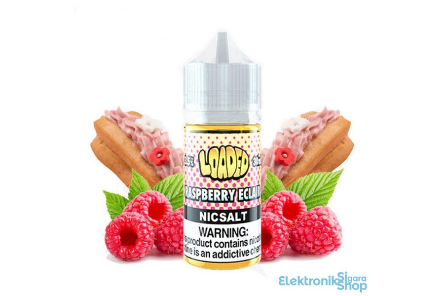 LOADED - Raspberry Eclair Salt Likit (30ML)