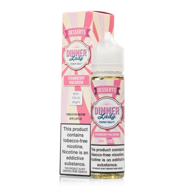 Dinner Lady - Strawberry Macaroon (60 ML)