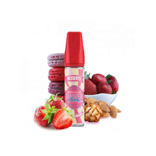 Dinner Lady - Strawberry Macaroon (60 ML)