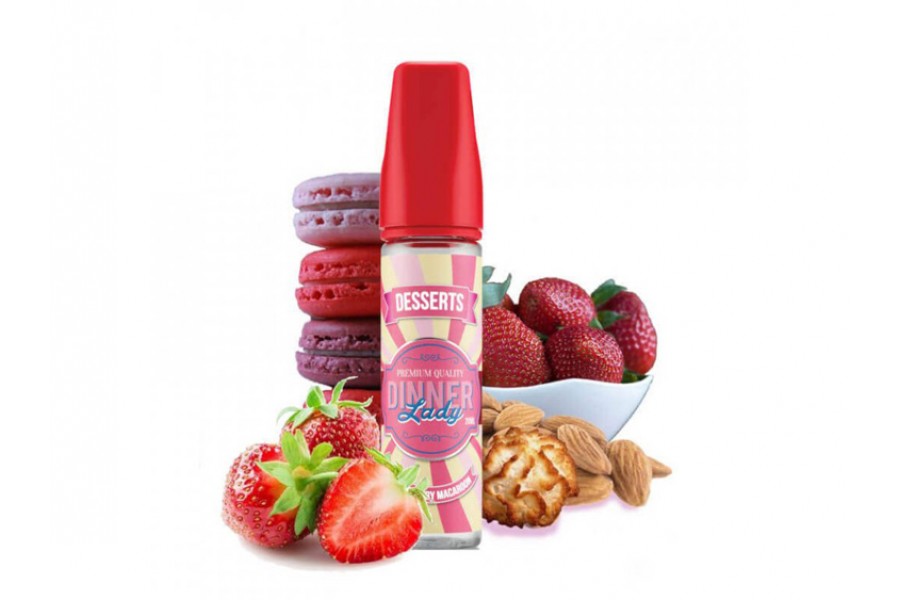 Dinner Lady - Strawberry Macaroon (60 ML)