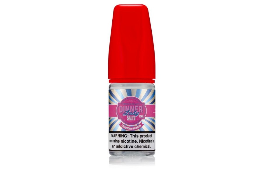 Dinner Lady - Strawberry Macaroon Salt Likit (30ML)