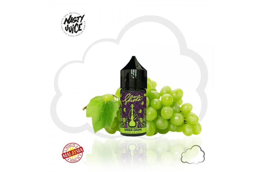 Nasty Salt - Green Grape (30mL) Shisha Series