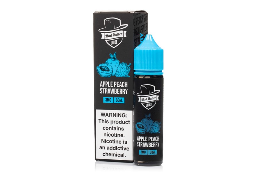 Mad Hatter Juice - Apple Peach Strawberry (60mL)