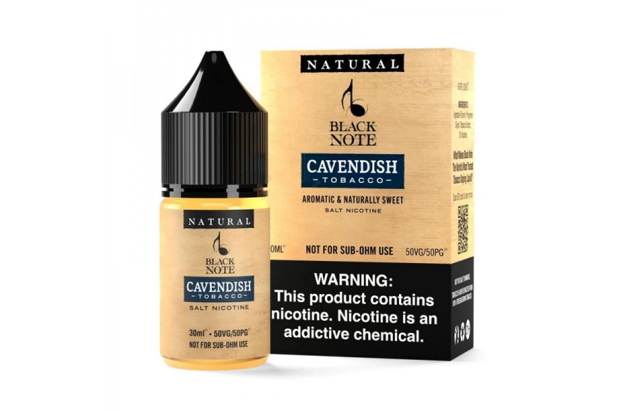 Black Note - Cavendish Tobacco Salt 30ML