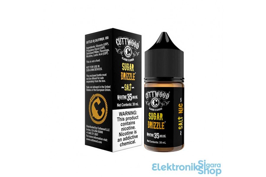 CuttWood - Sugar Drizzle Salt Likit (30ML)