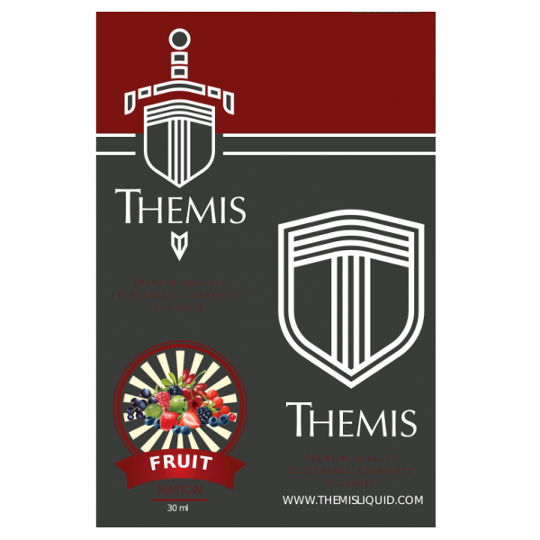 Themis Premium e-Liquid - Fruit Nation Elektronik Sigara Likiti (30 ml)