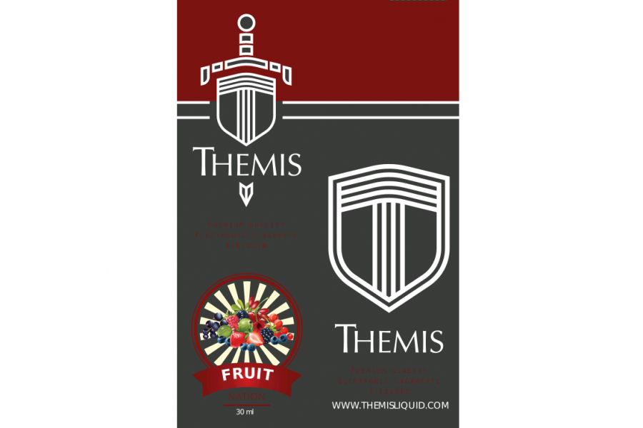 Themis Premium e-Liquid - Fruit Nation Elektronik Sigara Likiti (30 ml)