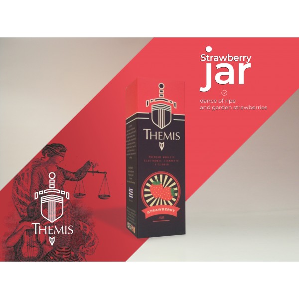 Themis Premium e-Liquid - Strawberry Jar Elektronik Sigara Likiti (30 ml)