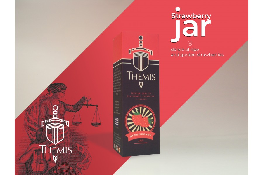 Themis Premium e-Liquid - Strawberry Jar Elektronik Sigara Likiti (30 ml)