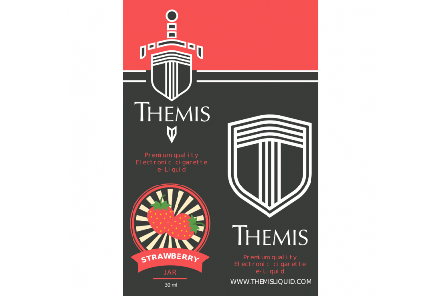 Themis Premium e-Liquid - Strawberry Jar Elektronik Sigara Likiti (30 ml)