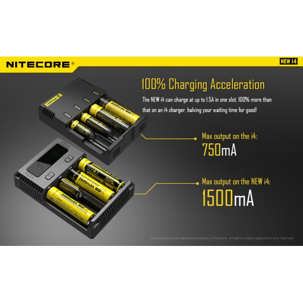 Nitecore Intellicharger New i4 Li-ion 18650 Pil Şarj Cihazı