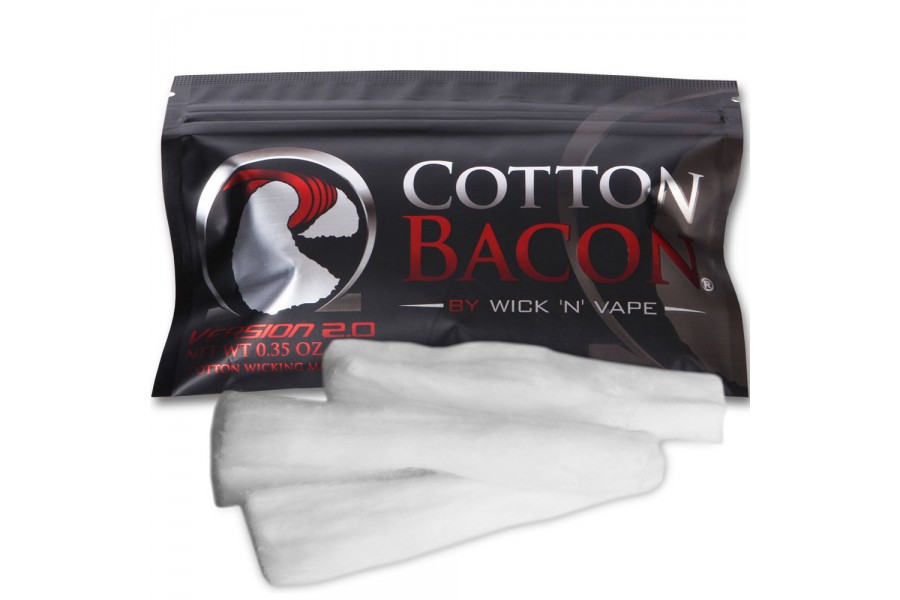 Wick N Vape Cotton Bacon Organik Sarım Pamuğu